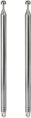 2Pack FM Portable Radio Antenna DAB Telescopic for DAB AM/FM Stereo Reception