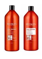Redken Frizz Dismiss Shampoo & Conditioner Duo - 1000ml | AUS SELLER