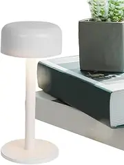 Mushroom Night Light - Mushroom Table Lamps | Dimmable Touch Control Rechargeable Ambient Light for Bookshelf,Bedroom,Dorm | RV Bathroom Kitchen Kids Room