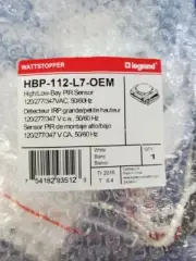 WATTSTOPPER High/Low Bay PIR Sensor legrand 120/277/347 VAC NEW OLD STOCK