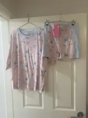 Peter Alexander Ladies Pyjama Set Little Lambs Medium