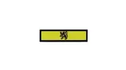Patch printed embroidered travel souvenir biker backpack flag flanders belgium