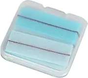 Self Sticky Lash Strips for False Eyelashes, Eyelash Glue, Strong Hold Sweatproof Reusable Replacement Lash Glue, Black, 10 Pieces