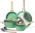 Innerwell Pots and Pans Set Nonstick, 8 Piece Kitchen Cookware Sets Nonstick Kit