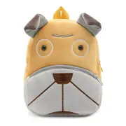 ANYKIDZ 3D Brown Shar Pei Backpack Cute Animal With Cartoon Designs Children Toddler Plush Bag