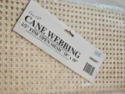 Cane Webbing New Old Stock 18"x18" Superfine Open 3/8"