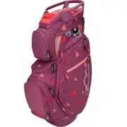 Sun Mountain Golf 2024 Women's Diva Cart Bag - CORAL / ROSE / PEAK