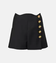 [Givenchy] Givenchy Embellished wool and mohair shorts AU 12 black