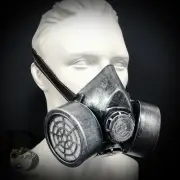 Halloween Ventilator Mouth Mask Cosplay Steampunk Costume Prop Masquerade Mask