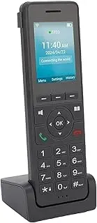 Cordless Phone, 4G LTE 2.4G WiFi Landline Phone with 2.4 Inch Color Screen for Dect VoIP, Support SIP SIM Card, Portable Desktop Telephone for Business Home