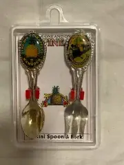 The Big Pineapple Nambour Queensland -Collectable Mini Spoon and Fork New in Box