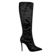 Christian Louboutin Kate Botta 100 Boots Velours Papillon Size 39 New