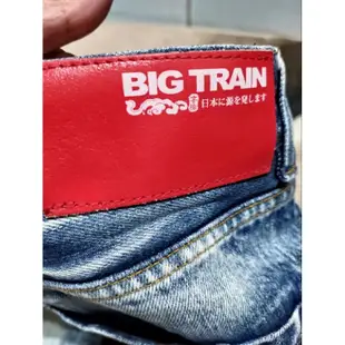 BIG TRAIN 刺繡 小直筒 牛仔褲 S 900