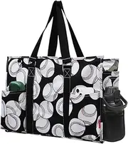 Ocean Themed Prints NGIL Large Travel Caddy Organizer Tote Bag