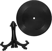 MAGICLULU 1Set Decorative Vinyl Record for Wall Decoration Retro Music with Display Stands for Home Bar Atmosphere