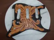 Tooled leather Pickguard for Fender Stratocaster, 11-hole