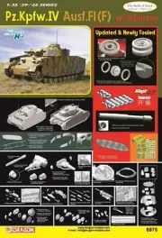 Dragon 6975 1:35 Pz.Kpfw.IV Ausf.F1 (F) with Schurzen/SchÃƒÆ’Ã‚Â¼rzen
