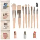 Set of 8 Premium Synthetic Make Up Brushes Foundation Brush Makeup Beginners