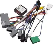 Wiring Harness Power Cable Adapter with Canbus Box Compatible for Honda Pilot/CRV 2 Din Android GPS Car Radio Multimedia Player