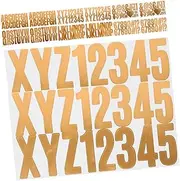 BELLIFFY 24Pcs Self Adhesive English Letter Stickers for DIY Projects Multi Purpose Decals for Mailboxes Cars Guitars and More Durable and Easy to Use for