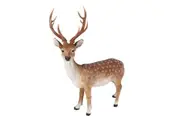 Esschert Design Standing Sika Deer Statue Large Ornament Garden Decor 99cm Brown