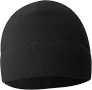 [Generic] Winter Beanie, Soft Hat, Plush Hat, Unisex Mens Ladies Thermal Insulating Striped Beanie, Scarf Set Warm Fleece, Knitted Hat with Soft Lining for Man Women Cold Weather Running Hiking Cycling