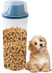 Pet Food Storage Container - 1500ml Dispenser Bin - Pet Food Storage Container, 2x 1500ml Kitten Meal Containers Bins With Pour Spout, Multifunctional Airtight Containers For Dry Feed