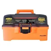 Plano 2-Tray Tackle Box w/Dual Top Access - Smoke Bright Orange -