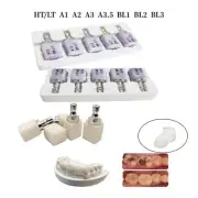 10Pcs Dental Glass Ceramic Blocks CAD CAM C14 Block HT LT Fit Sirona Roland MCXL