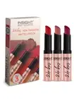 RSGL Insight Cosmetics 24 Hrs Non Transfer Matte Lipstick Set of 3 - LL03-E (3g)
