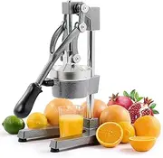 [CO-Z] Hand Press Juicer Machine, Manual Orange Juicer and Professional Citrus Juicer for Orange Juice Pom Lime Lemon Juice, Commercial Lemon Squeezer and Orange Crusher, Easy to Clean, Gray