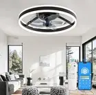 Ceiling Fan With Light Black Remote Control