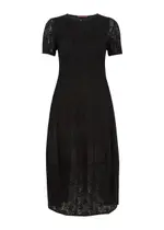 High Mesmerize Lace Midi Dress - Black - 40 (UK8 / S) 40 (UK8 / S)