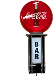 Massive Coke Coca Cola BAR Wall Sign Led Lighting Light RED