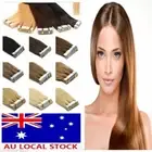 Invisible Seamless Tape In Hair Extensions Skin Weft Per-Taped Remy Human HairAU