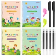Large Magic Ink Practice Copybook for Kids Reusable Handwriting Workbooks for...