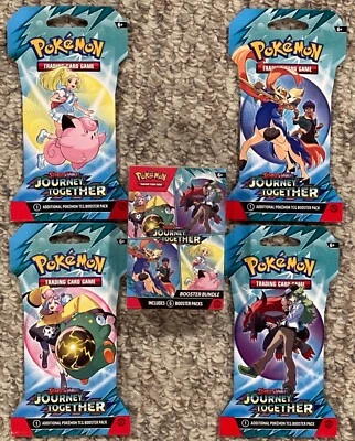 Pokémon Scarlet & Violet Journey Together Booster Bundle Box + Packs NEW SEALED