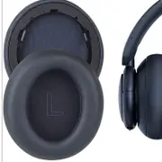 Replacement Ear Pads for Anker Soundcore Life Q30 Q35 Headphone Ear Cushions Earbuds Cover-Navy