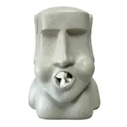 FatherCare Easter Island Moai Face Tissue Box-Light