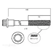 Permaseal Cylinder Head Bolt Set - HBS073