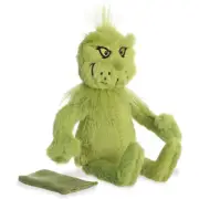 Aurora World Plush - Dr. Seuss' The Grinch Shoulderkin - THE GRINCH (7 inch) New