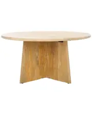Safavieh Couture Madilynn Round Wood Coffee Table