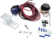 zolyet Adjustable Electric 12V Radiator Fan Thermostat Control Relay Wire Kit for Car Truck Multicolor