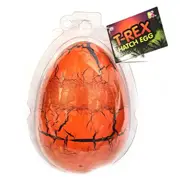Nurchums T-Rex Hatch Egg Kids/Children 3y+ Dinosaur Surprise Grow Toy Orange