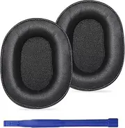 Adhiper Earpads Replacement Ear Pads Compatible with Audio-Technica M50X, ATH-M50xBT2, ATH-M50X, M40X, M30X, M20X, M10X, ATH-ANC9 Headphones (Black)