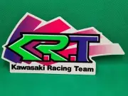 LARGE & SMALL VTG NOS KTR KAWASAKI TEAM RACING SCOTCHCAL FILM 3M VINYL STICKERS