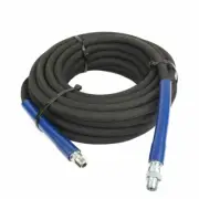Interstate Pneumatics PW7201 Steel Braid Black Rubber Pressure Washer Hose