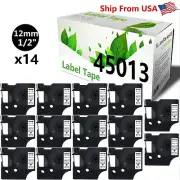 14 Pack 45013 Label Tape use for Dymo Label Maker 300 PC PC2 PNP Wireless PnP