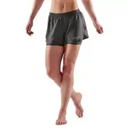 SKINS Compression Series-3 Women's Superpose Shorts Charcoal Small New with Tags