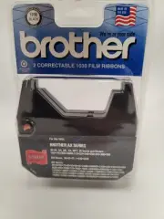 Brother Correctable 1030 Film Ribbons (2 Pack), 1230 Black For AX Series GENUINE